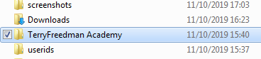 UserID-foldername