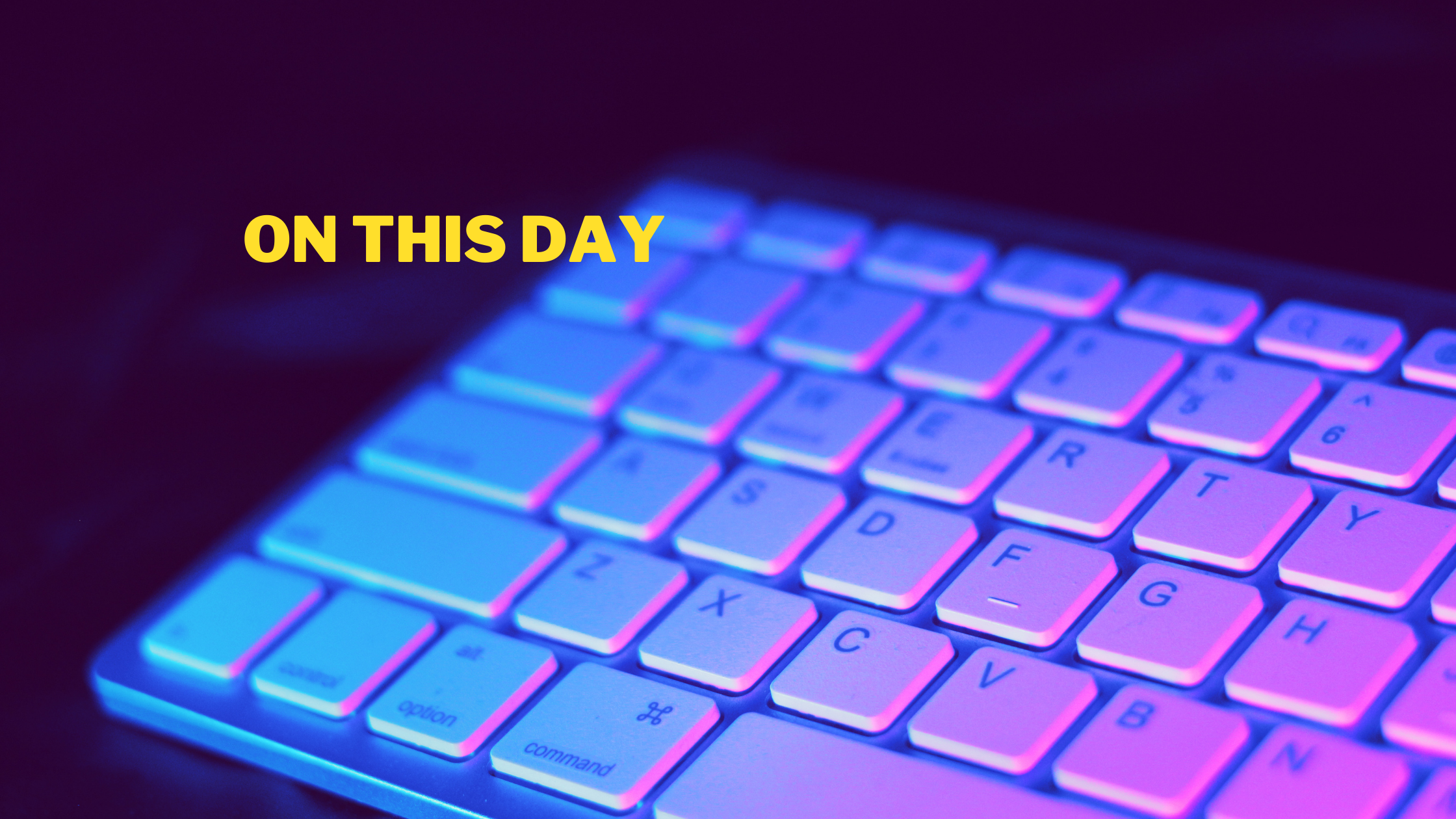 On this day #15: Technical support