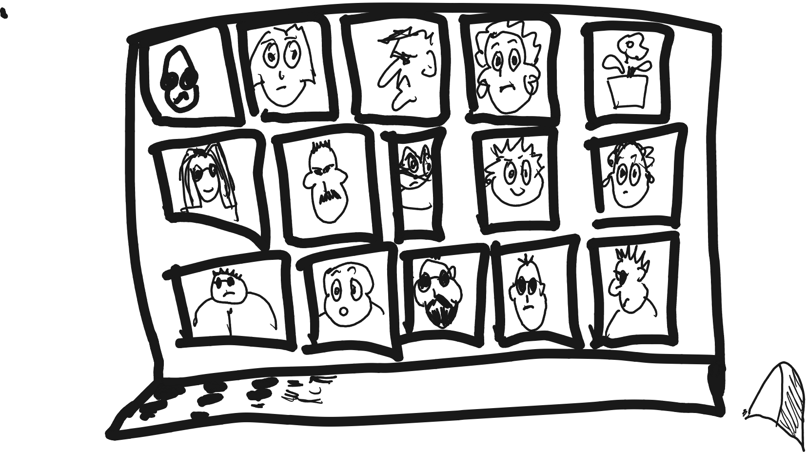 Zoom meeting, by Terry Freedman