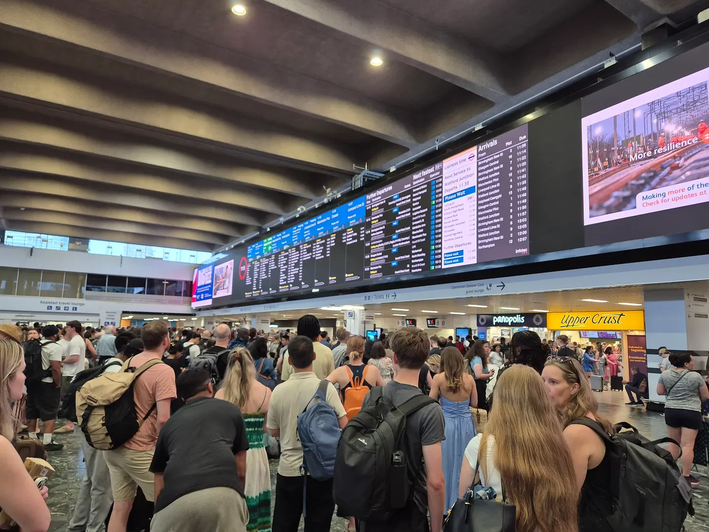 A busy station, by Terry Freedman