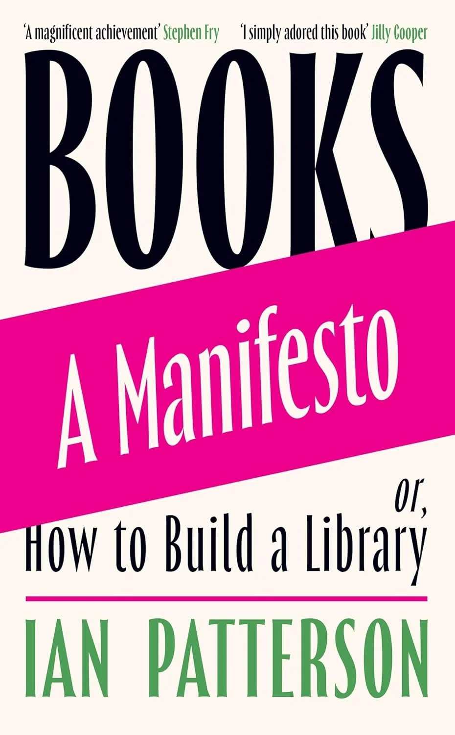 Books, a manifesto