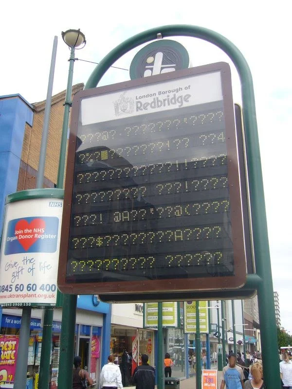 information board, by Terry Freedman