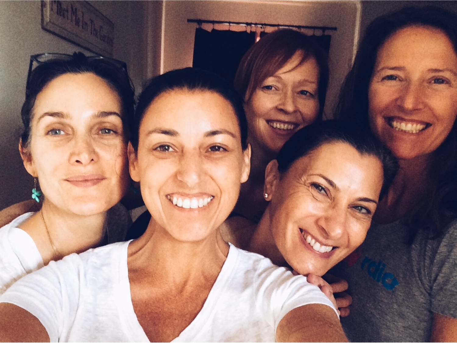 With the divine women in my yoga class. Photo by Catherine Just.