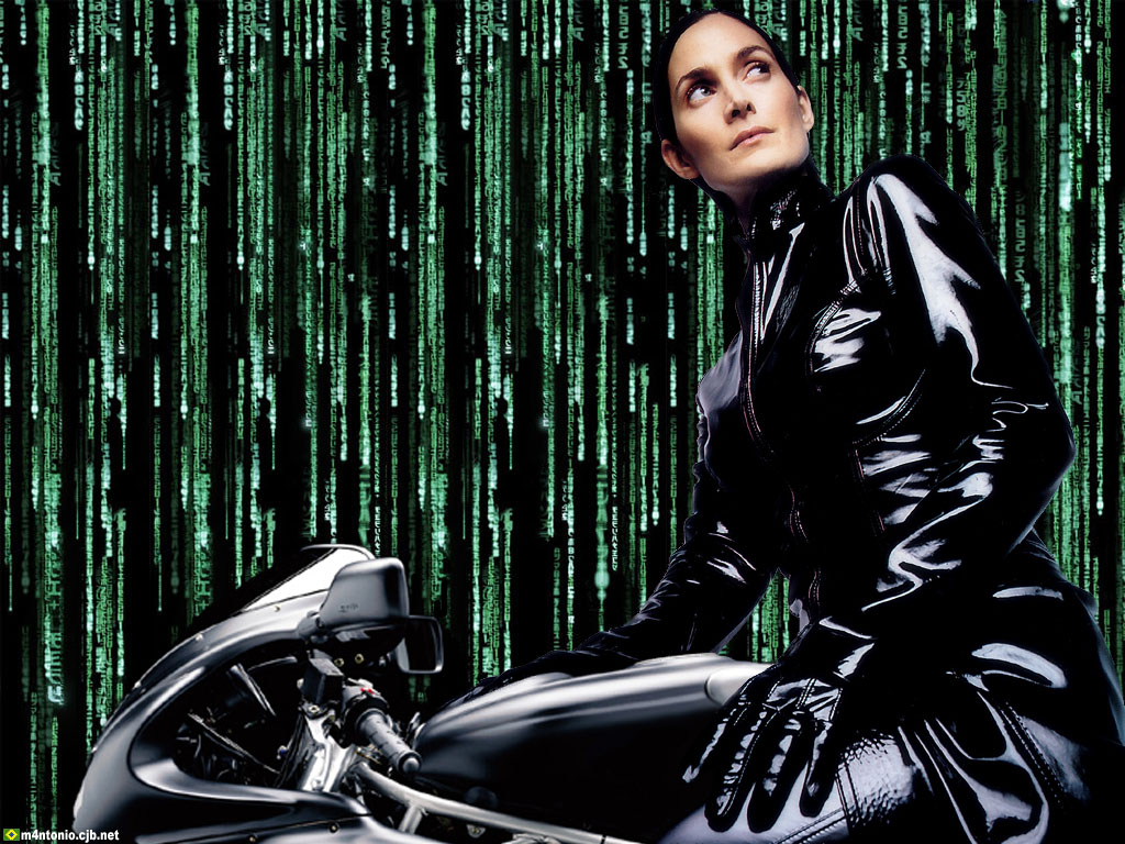 Carrie Anne Moss as Trinity in The Matrix