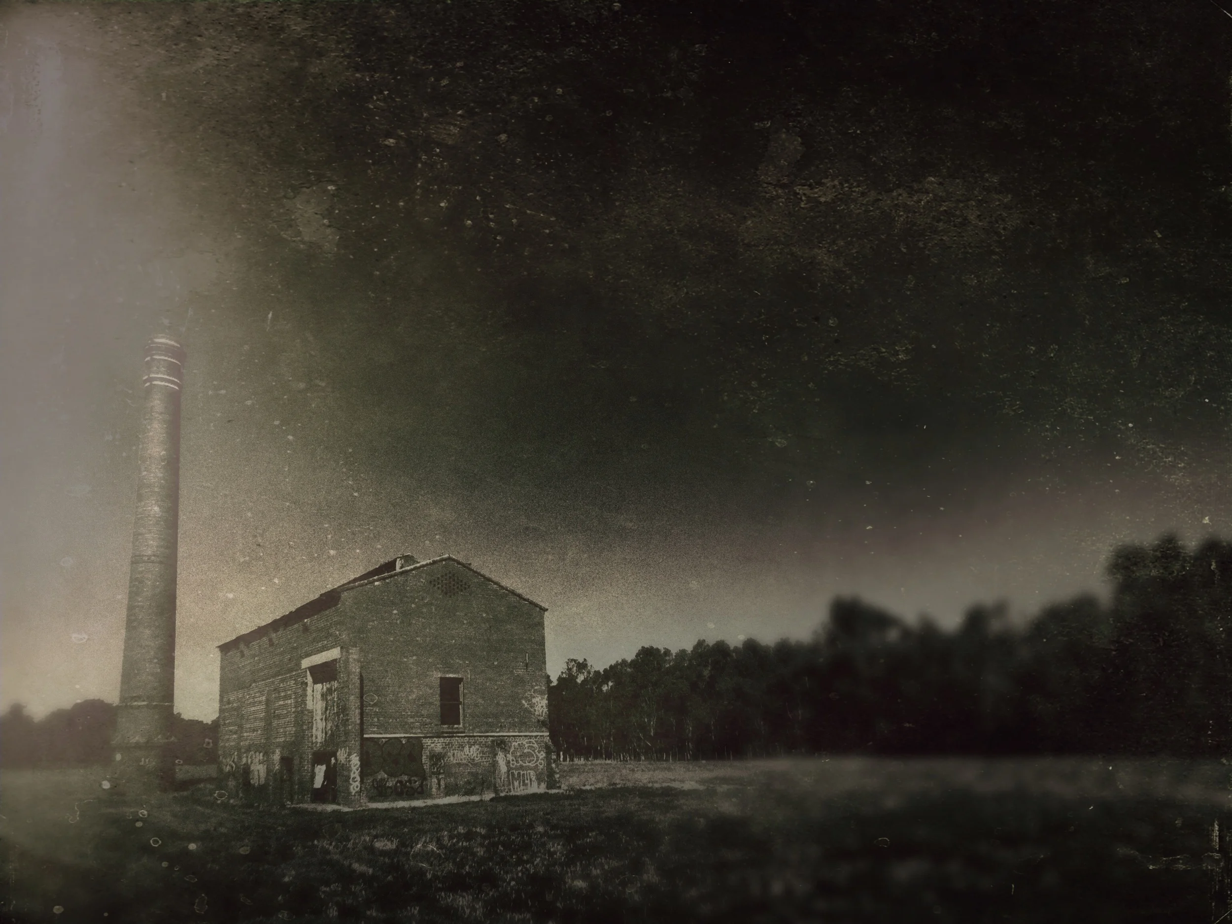 Abandoned Phoenix Wool Scouring Works, Geelong - factory. So sad and lonely.