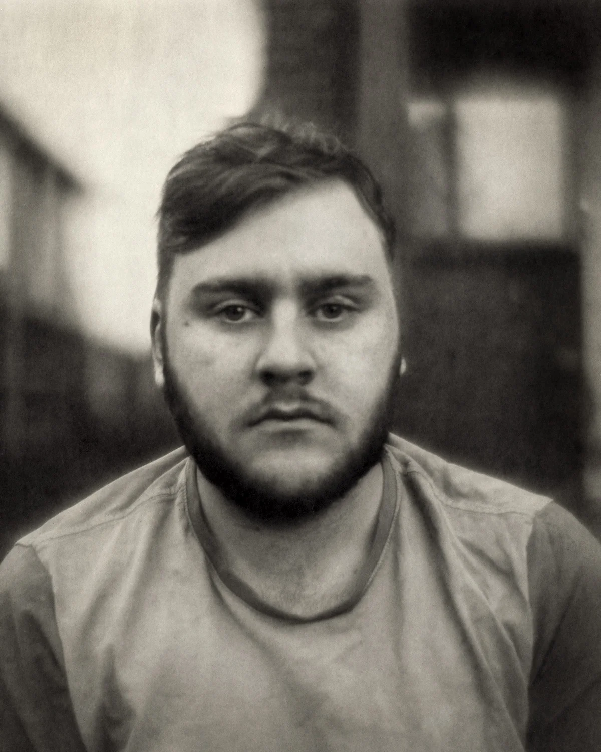 Intrepid 4x5, Antique 130mm lens, Ilford MGIV paper negative, ISO 6 (post-flashed), 3 secs@f5