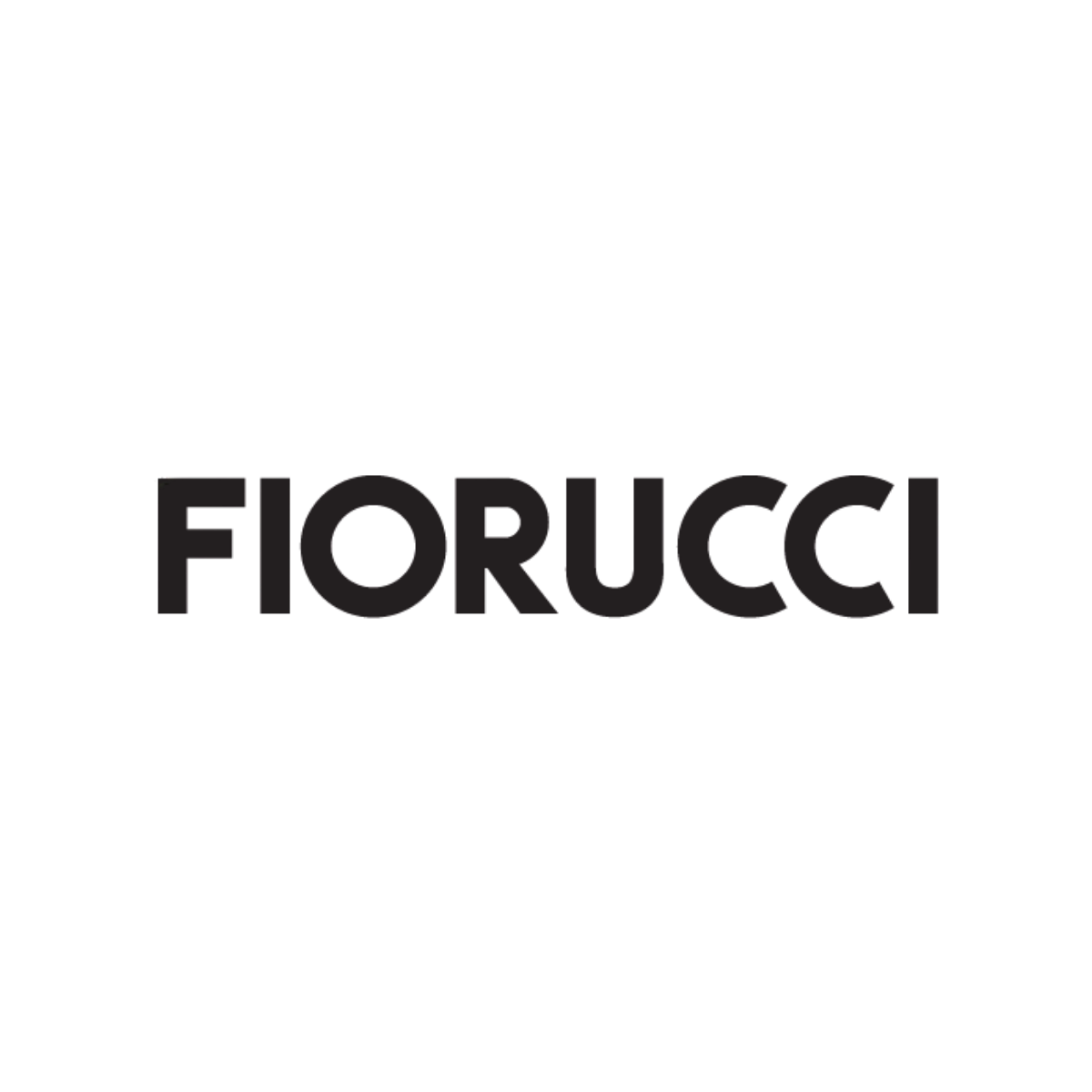 Black background with the word 'FIORUCCI' in large, bold, black font.