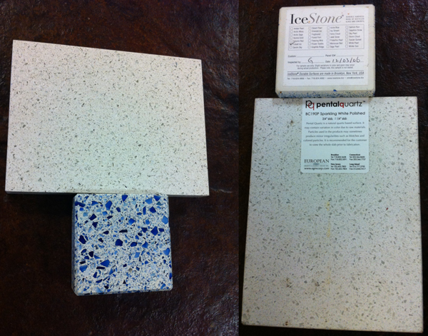 Our chosen engineered surfaces. 