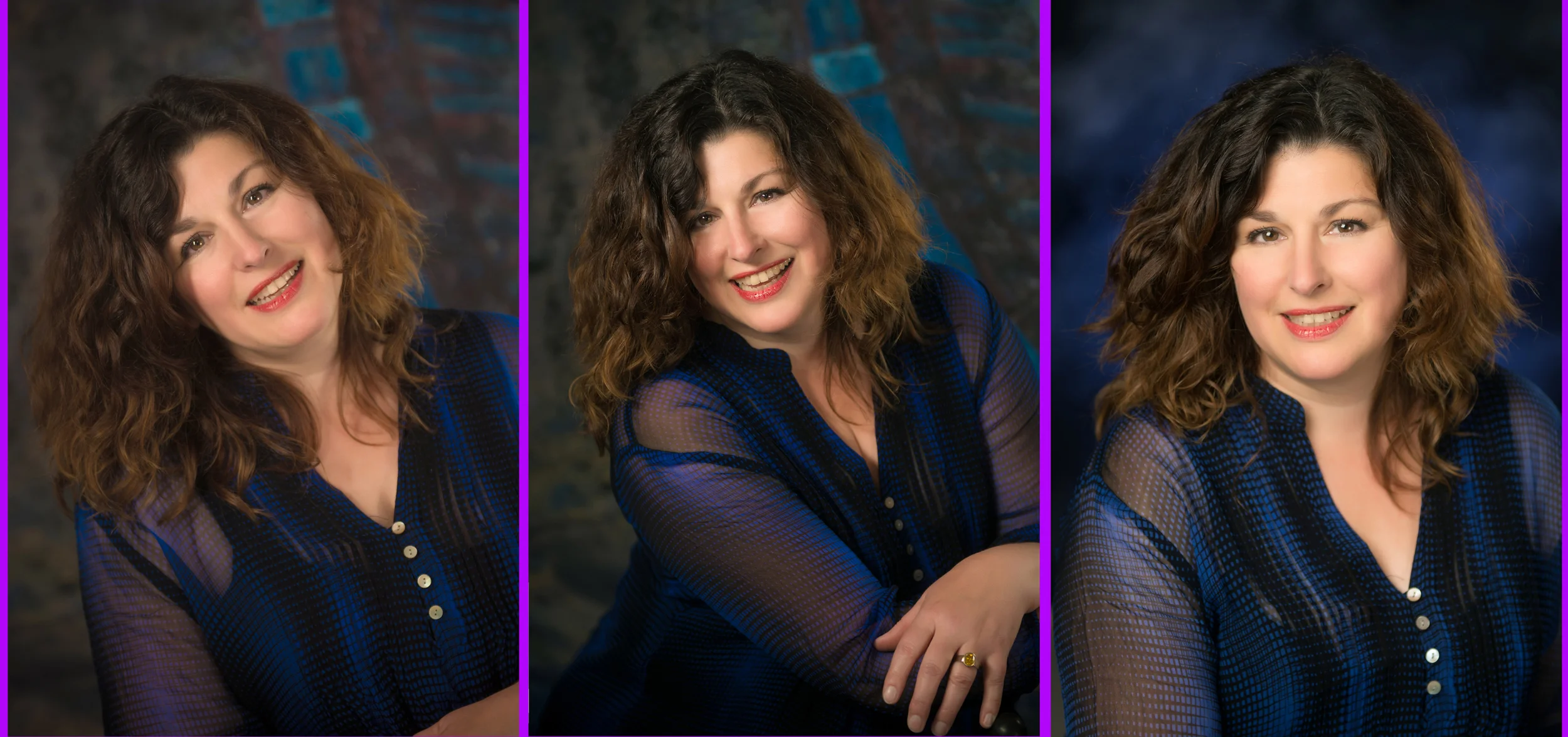 Three of the photos I selected, after retouching. 