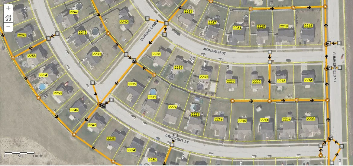 How to show Flow Direction for pipe networks in ArcGIS Online