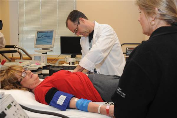Louise Benge, 56, Brodhead , Ky., is a patient in the NIH Undiagnosed Diseases Program on Jan. 31, 2011.
