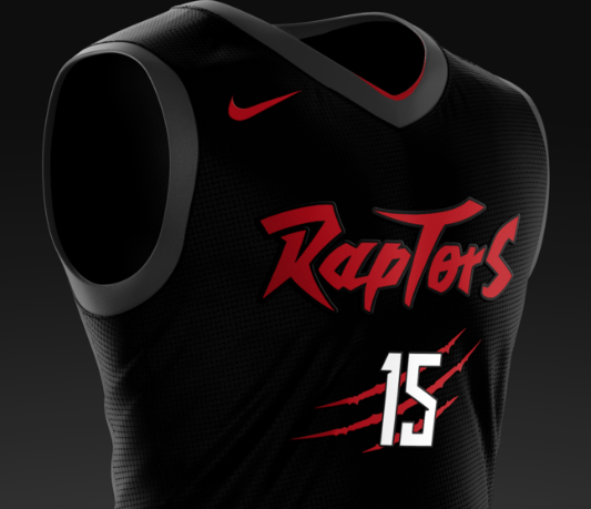 Toronto Raptors OG Dinosaur inspired jersey concept
