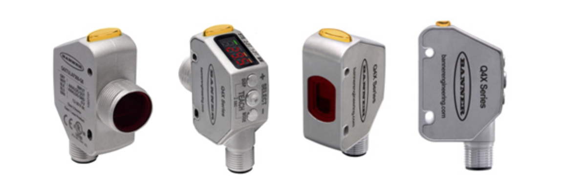 Banner Engineering Q4x Sensors Available In Long Range Models