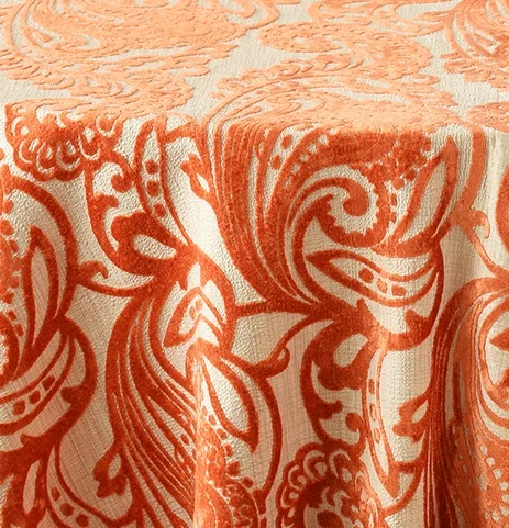 Orange 132"R $75, 108" x 156" King Drape $95