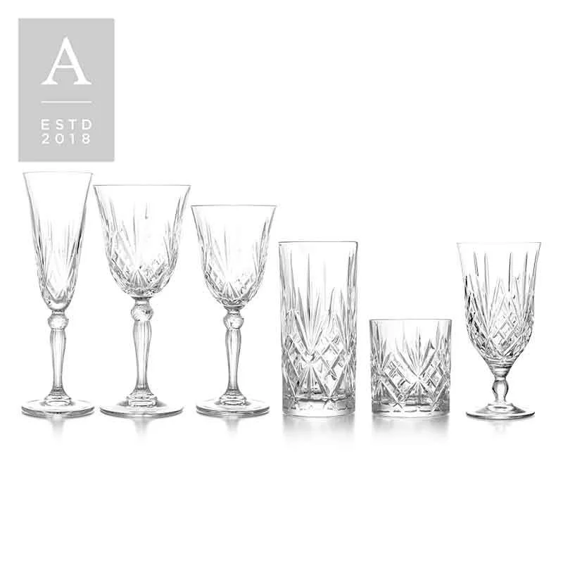 Glassware San Antonio TX Luxe Event Decor