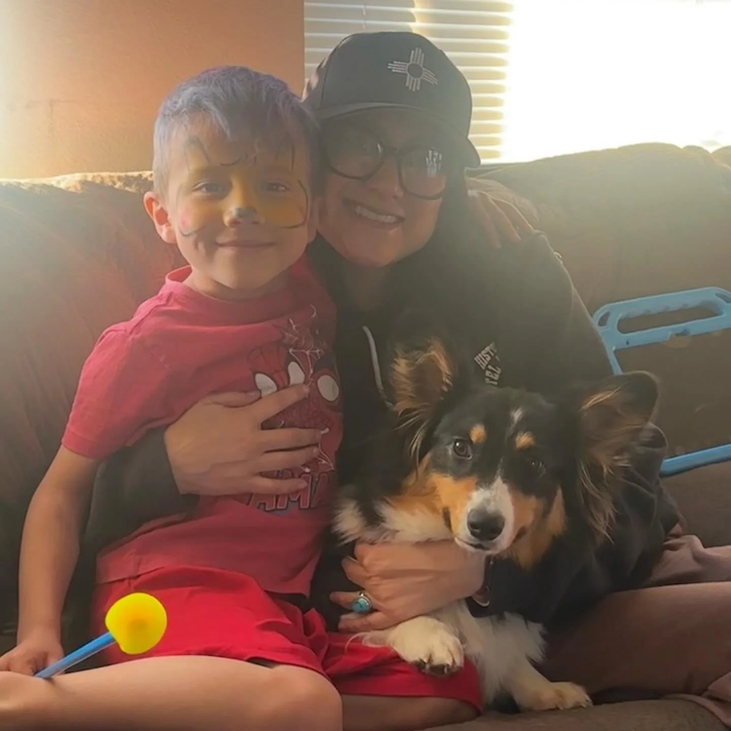 Was able to see my beautiful niece and great nephew today, and their pup Luna was stealing the show. 🥰
