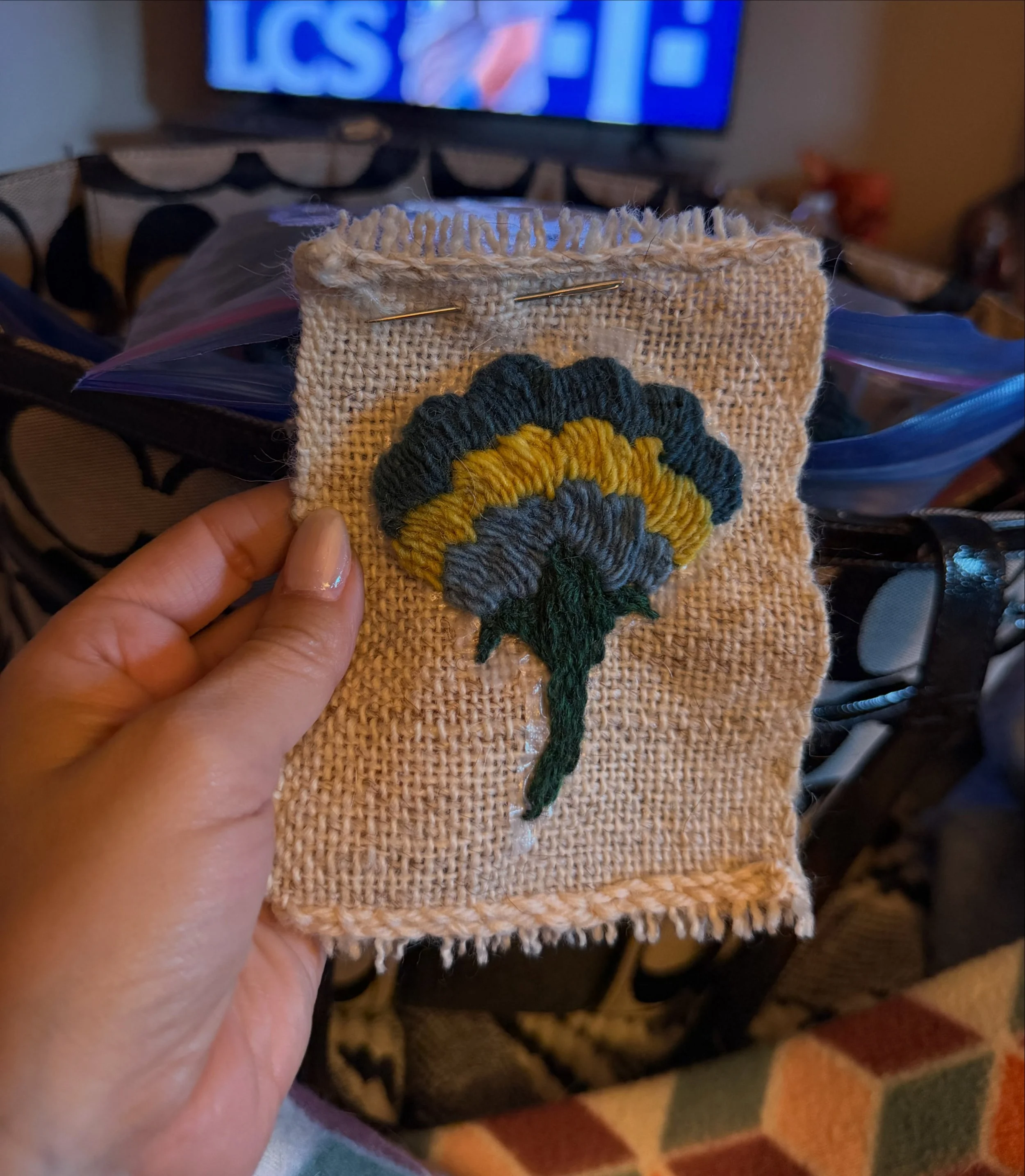 A little at a time, one stitch at a time. 🤍

I&rsquo;ve been working on a series of small Colcha embroidery pieces, each one an opportunity to slow down, play with color, and let the thread find its way.

For those new to Colcha, it&rsquo;s a tradit