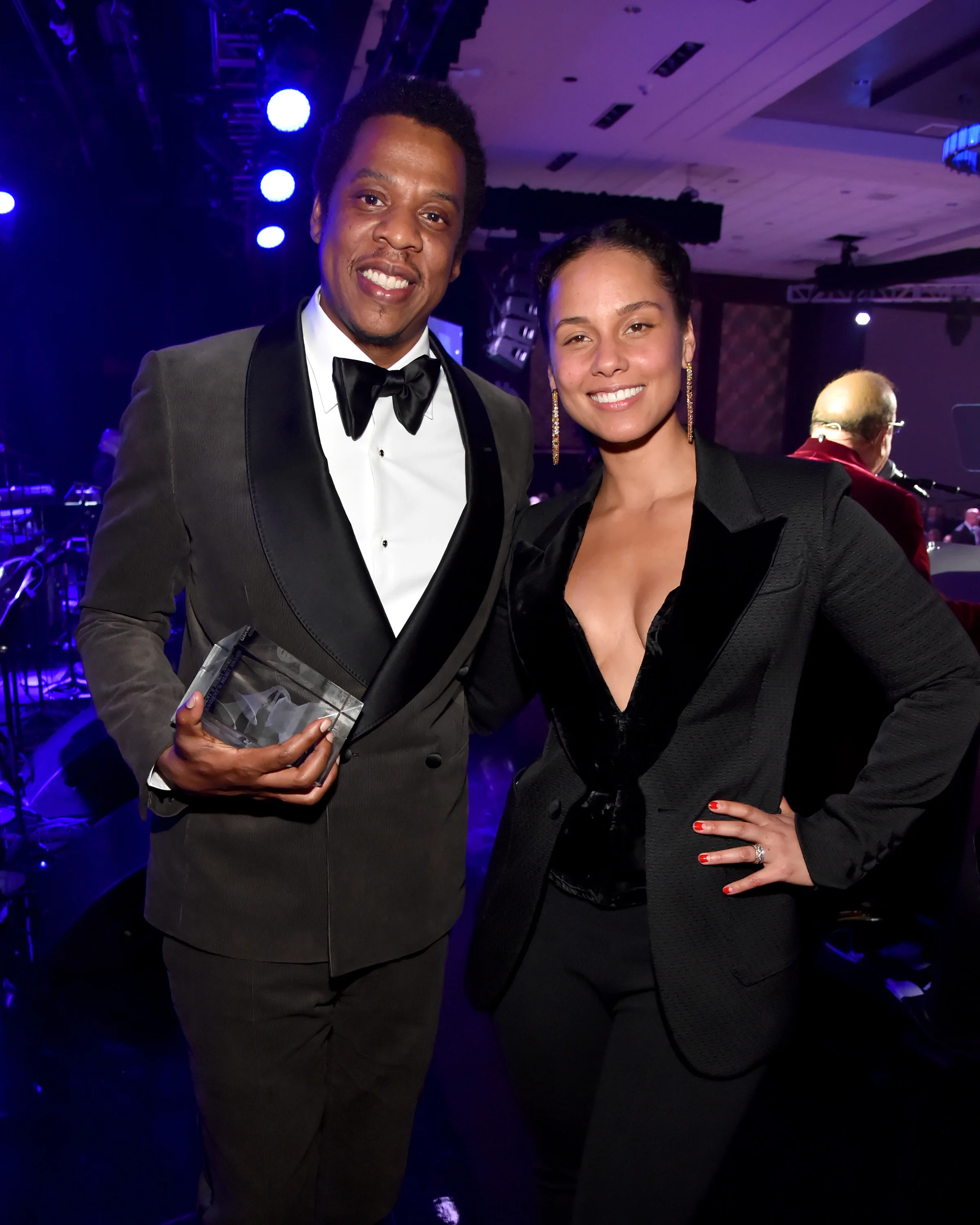 CLIVE DAIVS PERFROMANCE PARTY/ GRAMMY'S / ALICIA KEYS