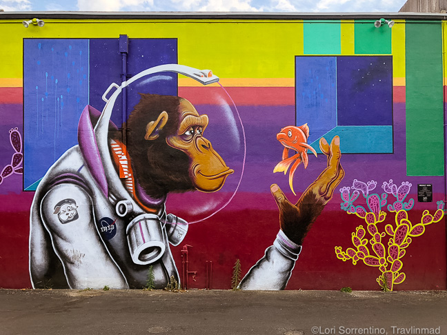 Colorful street art, Tallahassee, Florida