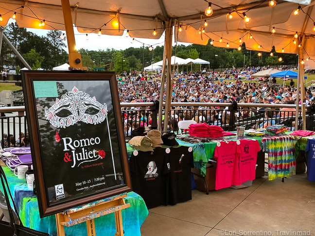 Shakespeare in the Park, Capital City amphitheater, Cascades Park in Tallahassee, Florida