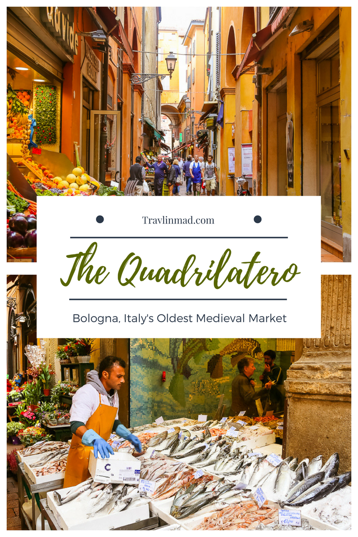 The Quadrilatero is the oldes market in Bologna, and definitely worth exploring when you visit Italy's culinary city!
