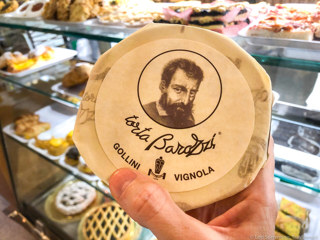 The original Torta Barozzi from Pasticceria Gollini in Vignola