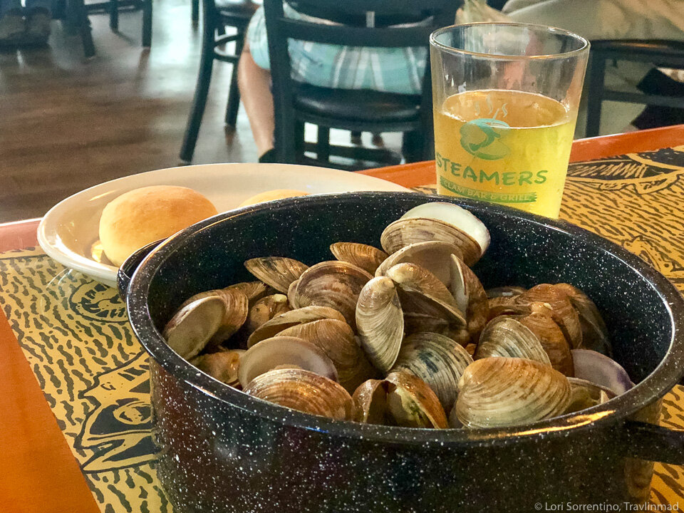 Cedar Key clams, one of the most popular Florida foods