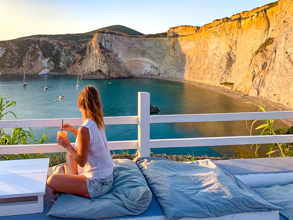 How idyllic is Isola di Ponza? We want to hop a plane and order that Aperol Spritz right now.