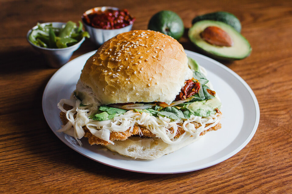 Cemitas Poblana is a hearty sandwich