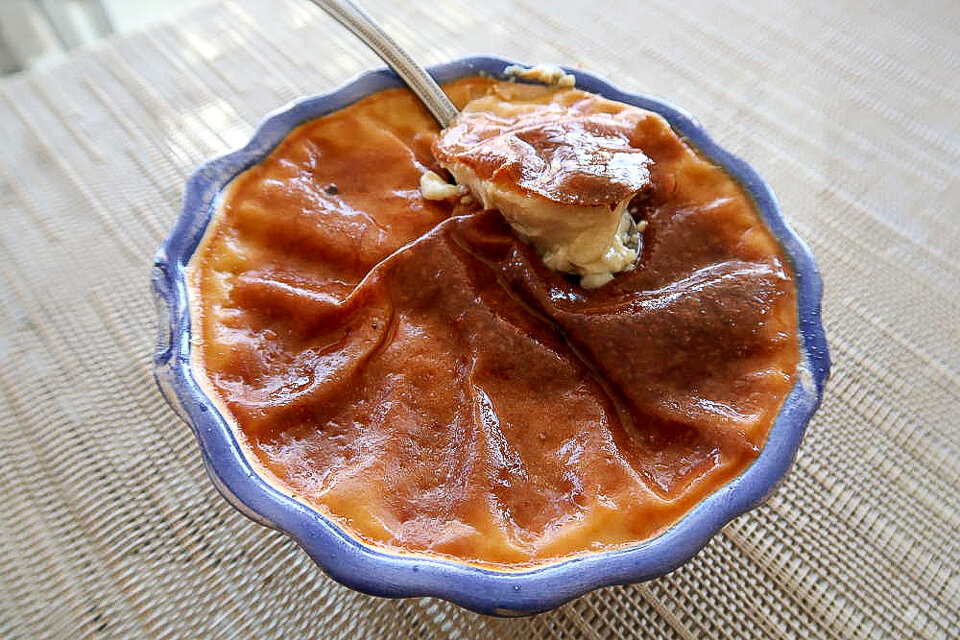 Traditional Jericalla dessert in Guadalajara