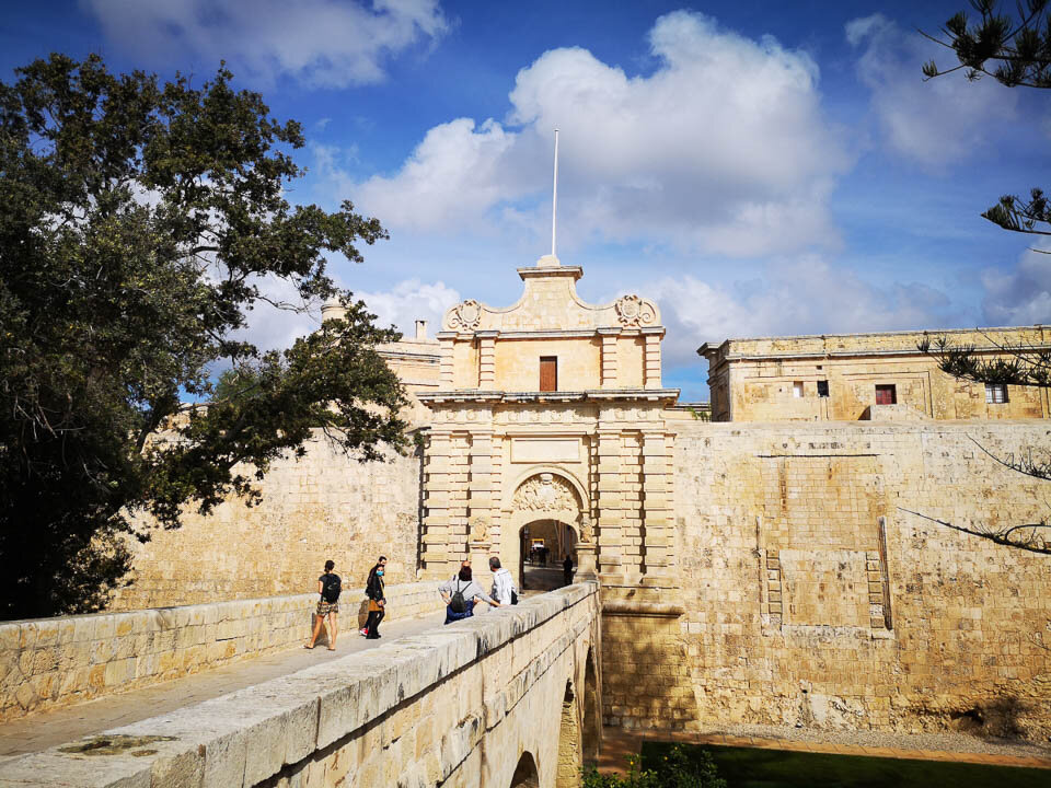 The Mdina Gate in Malta