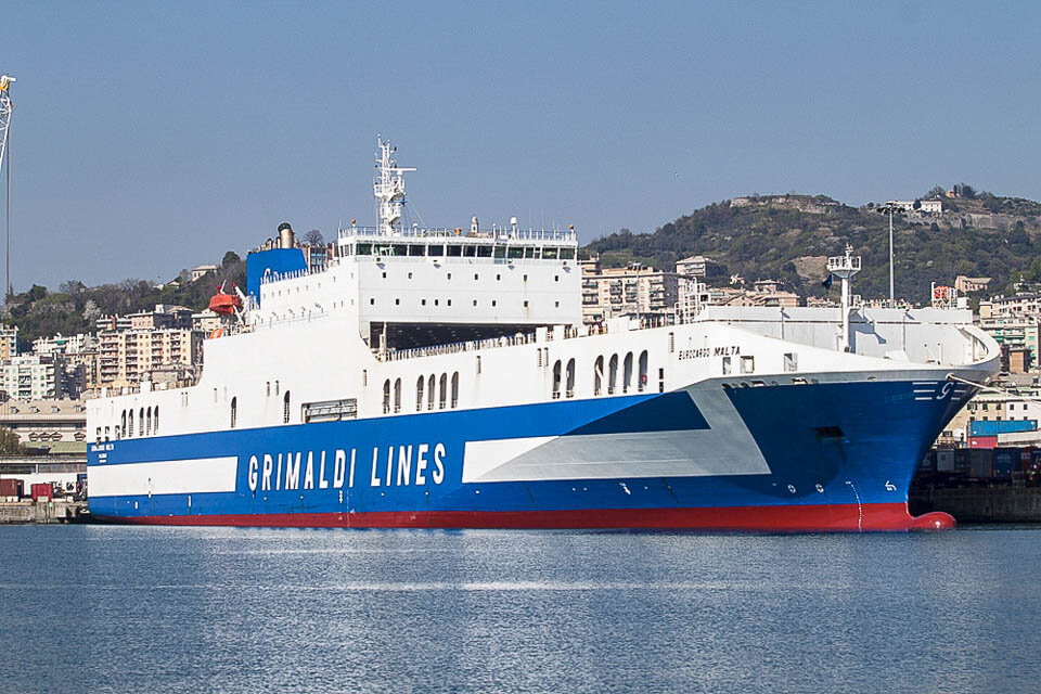 Take the Grimaldi ferry from Italy to Malta, and vice versa