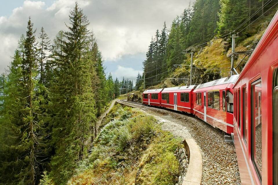 Italy train trips, north to south