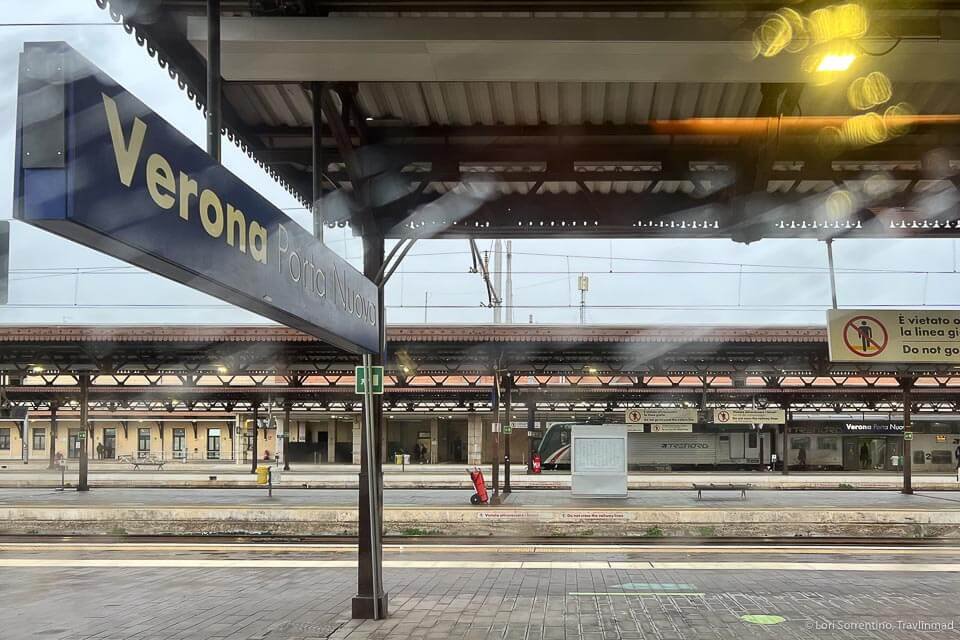 Verona train station, Italy