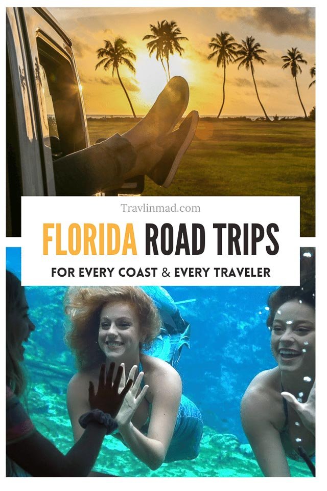 Florida road trips from north to south