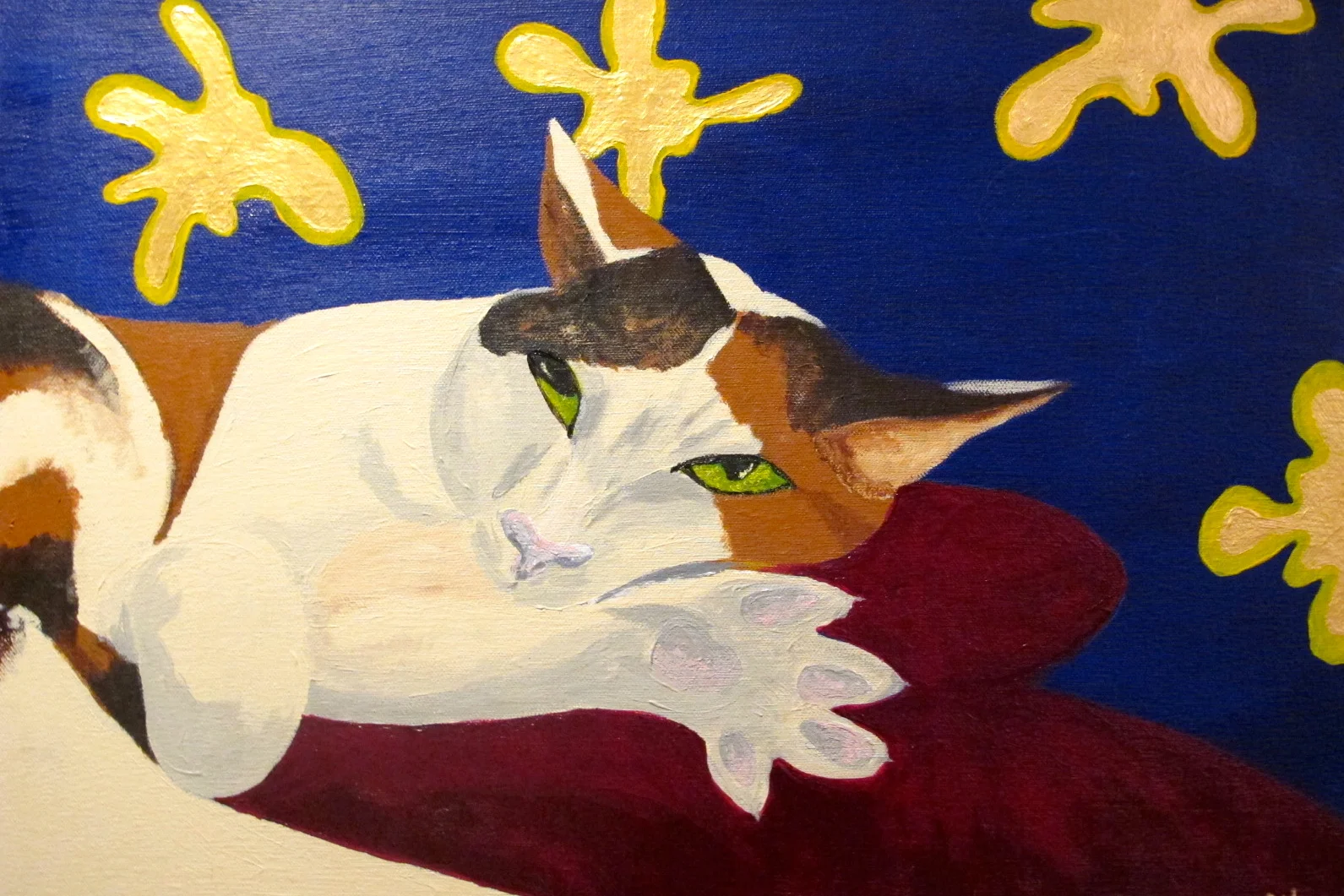 Pleuntje in a reclining Pose