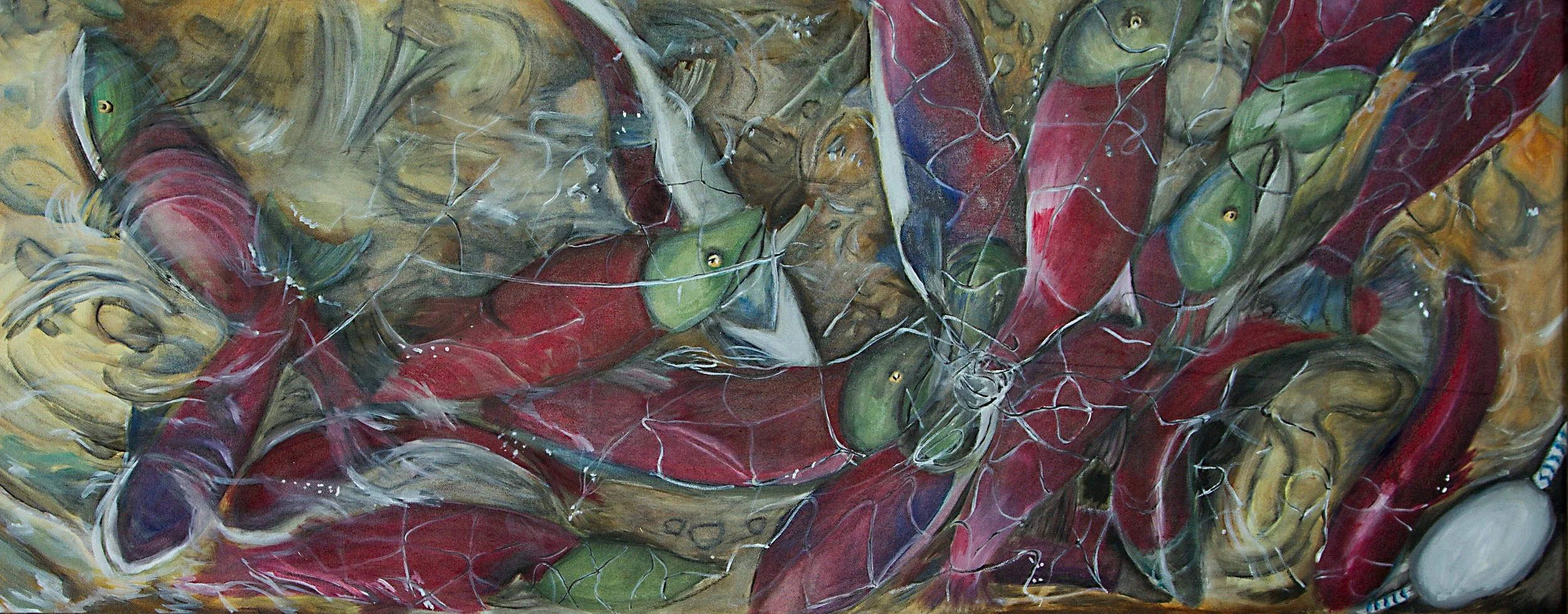 'Reds Caught in a Net'