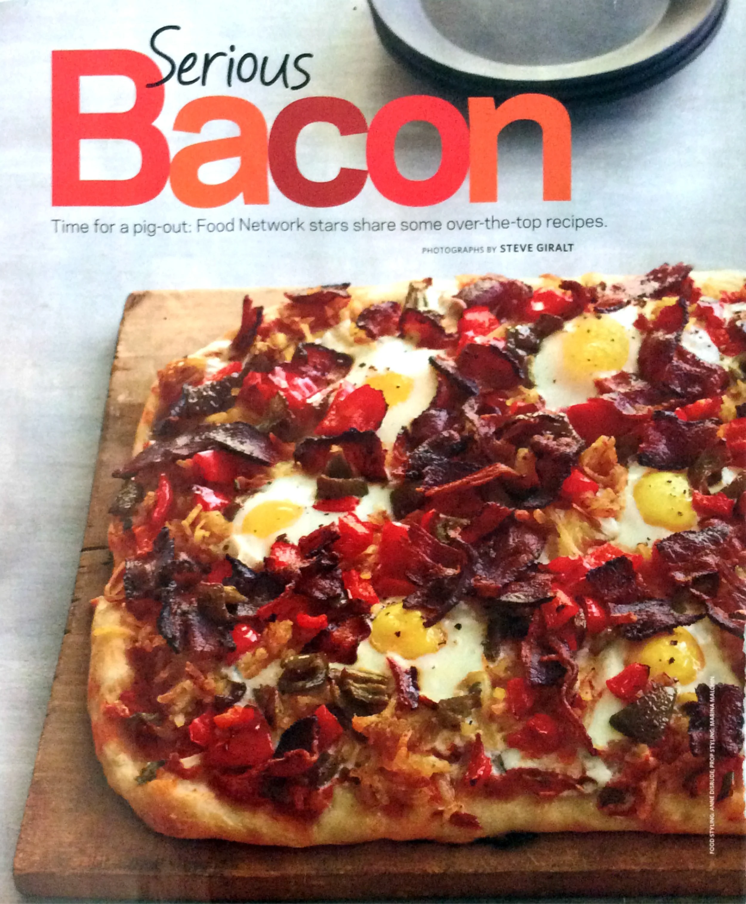 food Network Mag- Serious Bacon- opener spread + burger + pasta-1.jpg