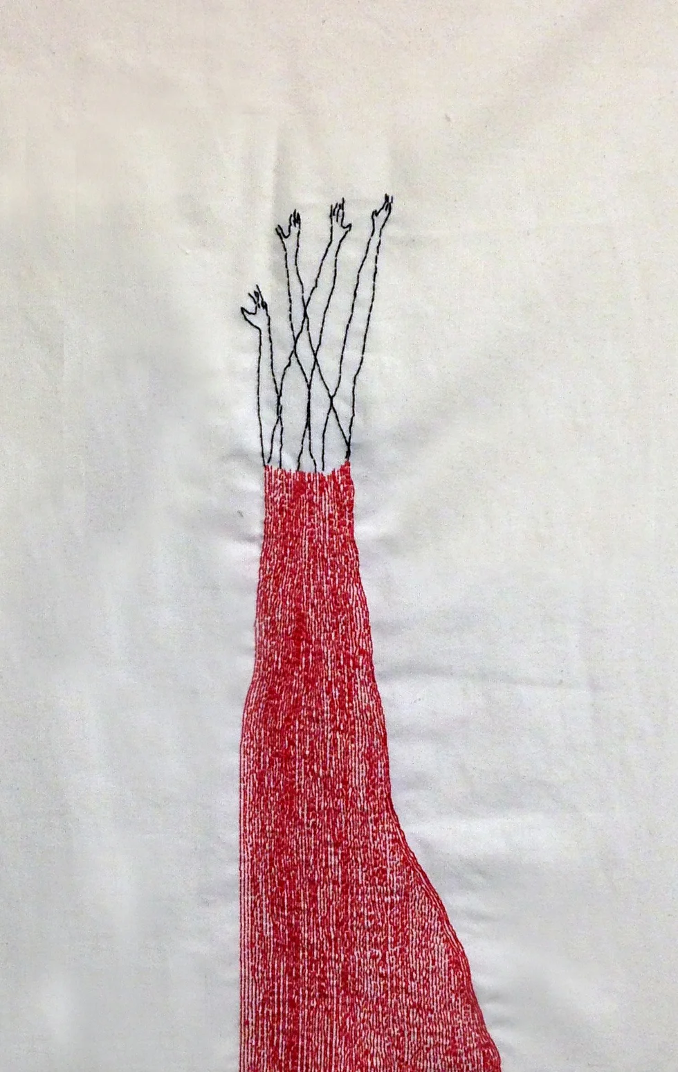 Sequence II | Hand sewn on Fabric | 40x60 cm