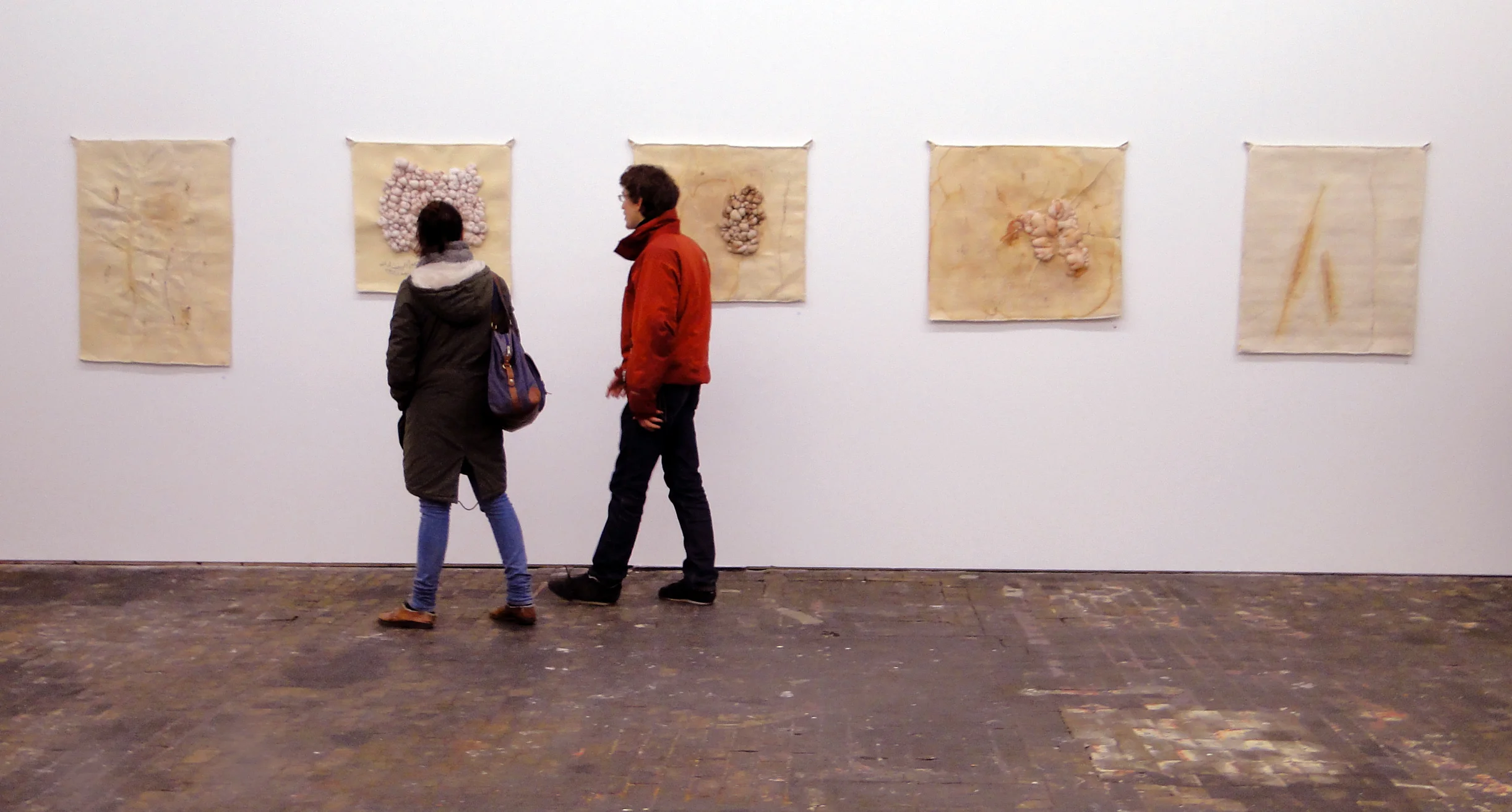 Installation view of" There Is Nothing Underneath Me"