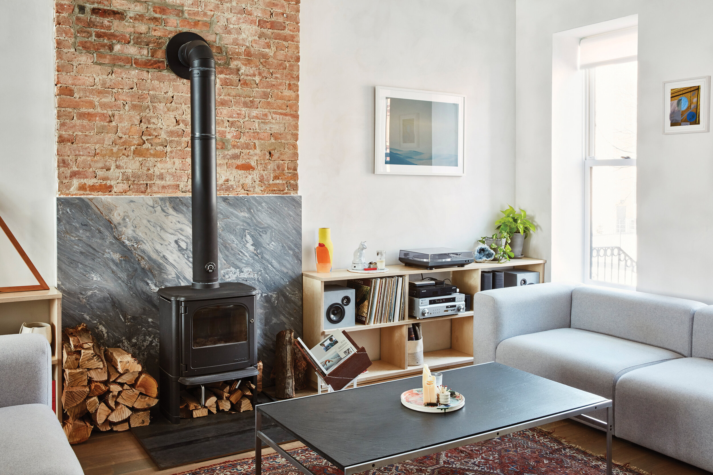 Bedford Stuyvesant Brownstone Living Room