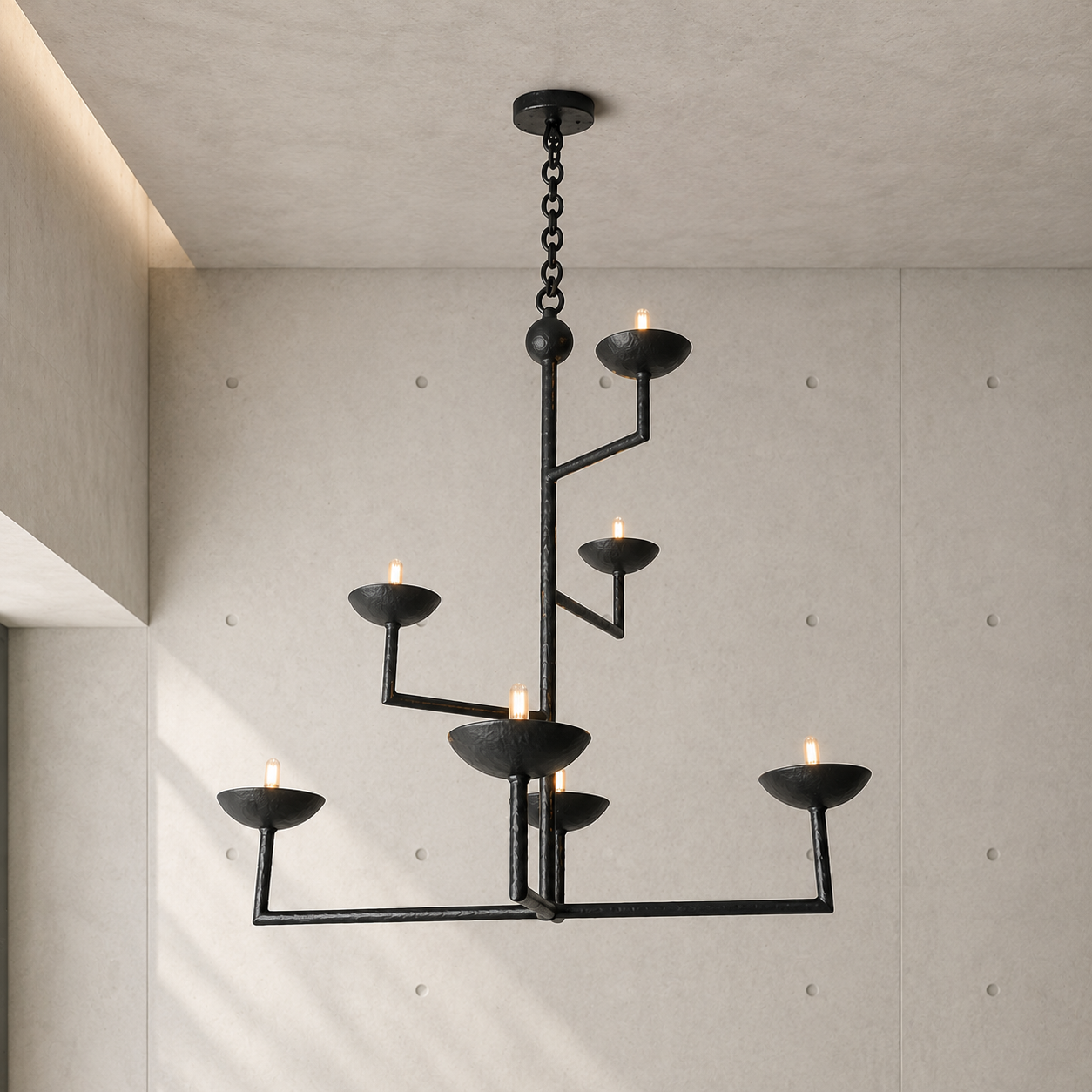 7 Cup  Square with Ball &amp; Chain
