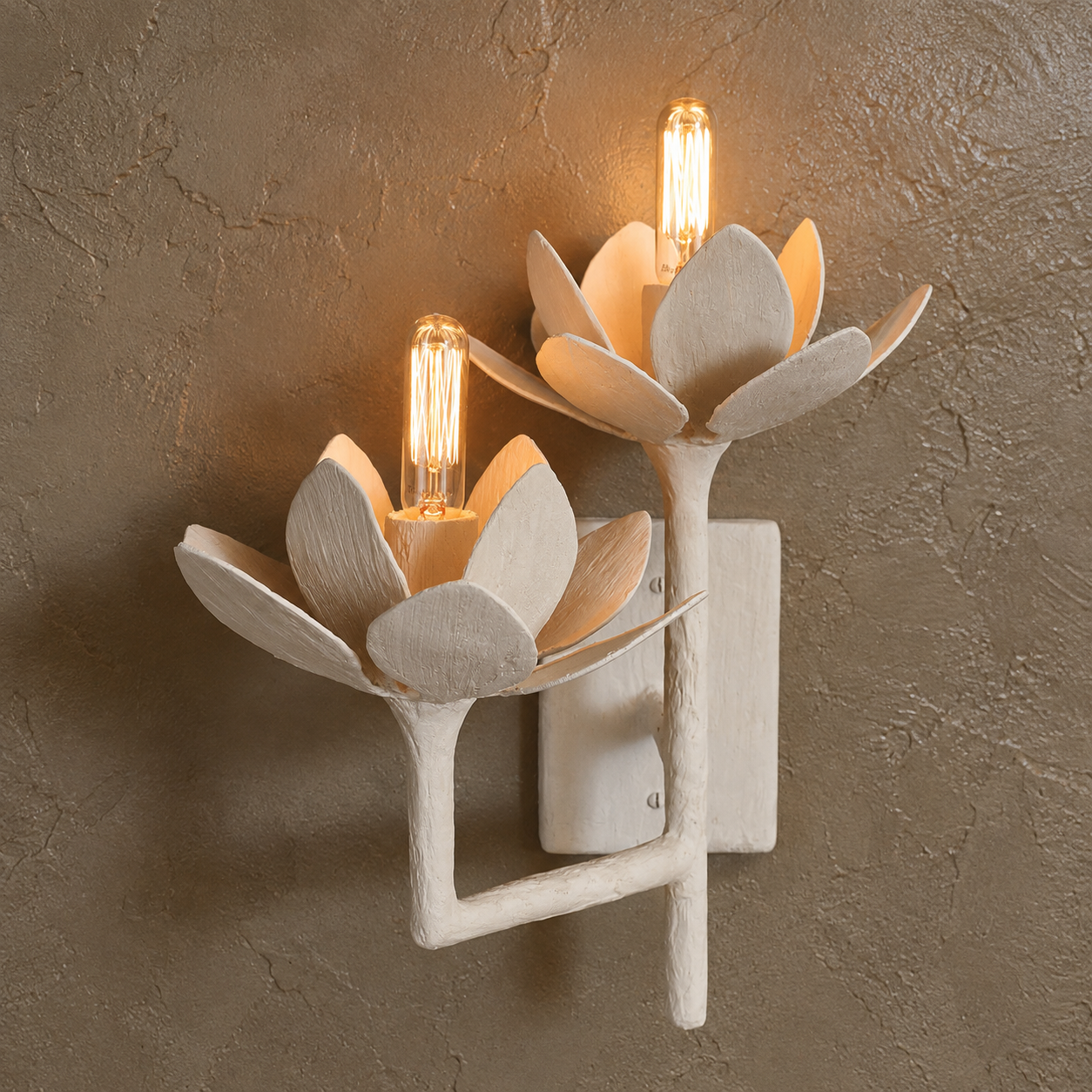 Double Lotus Sconce