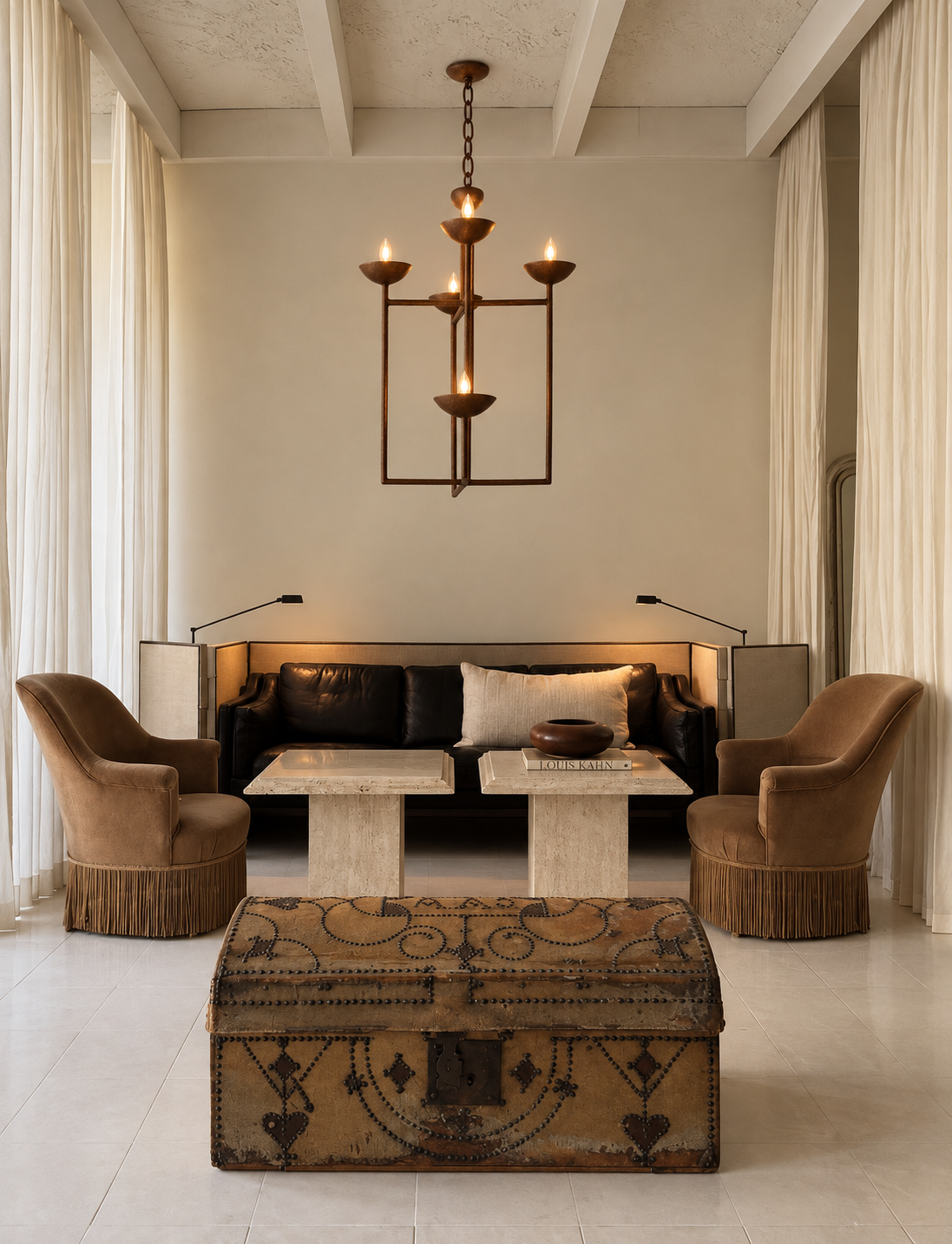 Lantern Ball & Chain Copper Chandelier Rendering.png