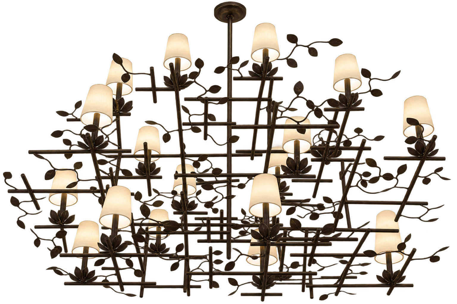 Lotus Chandelier XL with Shades.png