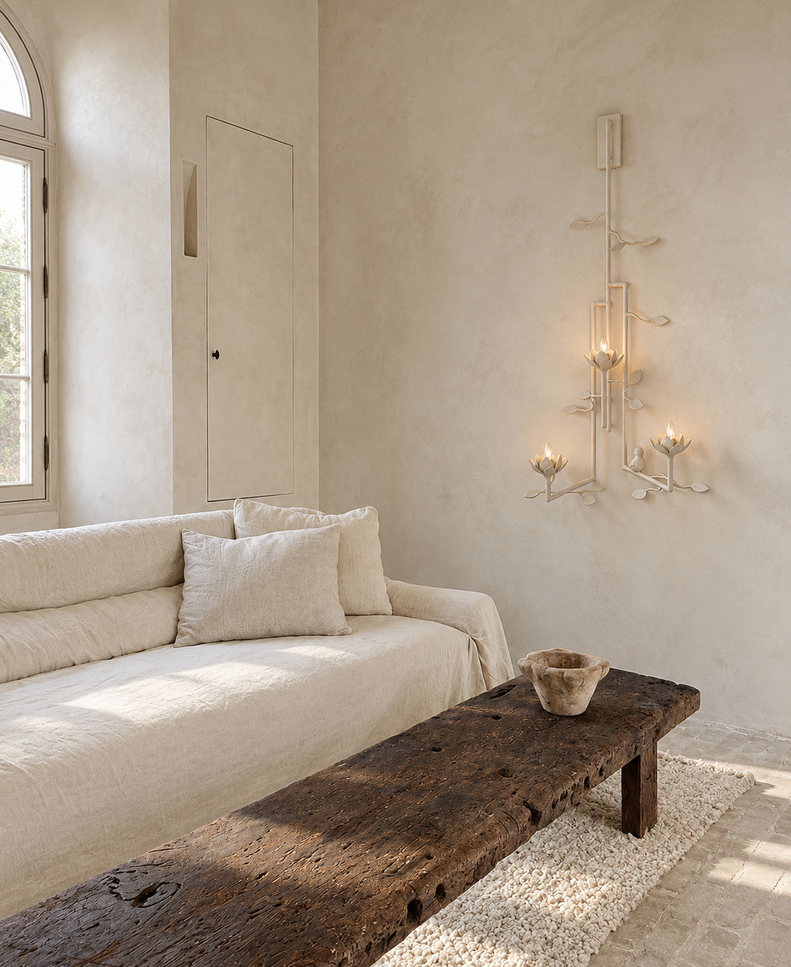 3 Arm Lotus Sconce with Bird Rendering.png