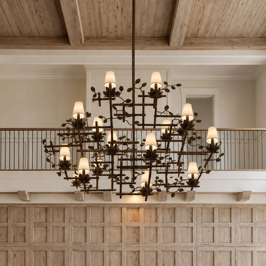Lotus Chandelier XL with Shades