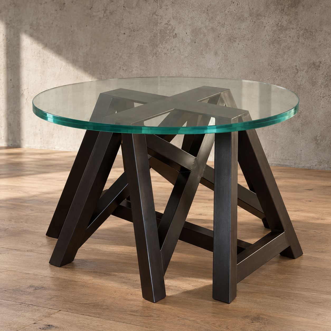 Sawhorse Side Table