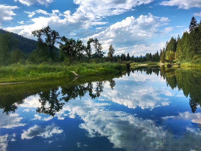 #reflections #river #naturephotography #exploretocreate #wanderlust #naturescape #idahome #clouds #summer #getoutside #adventure #7boutside #brynballenger