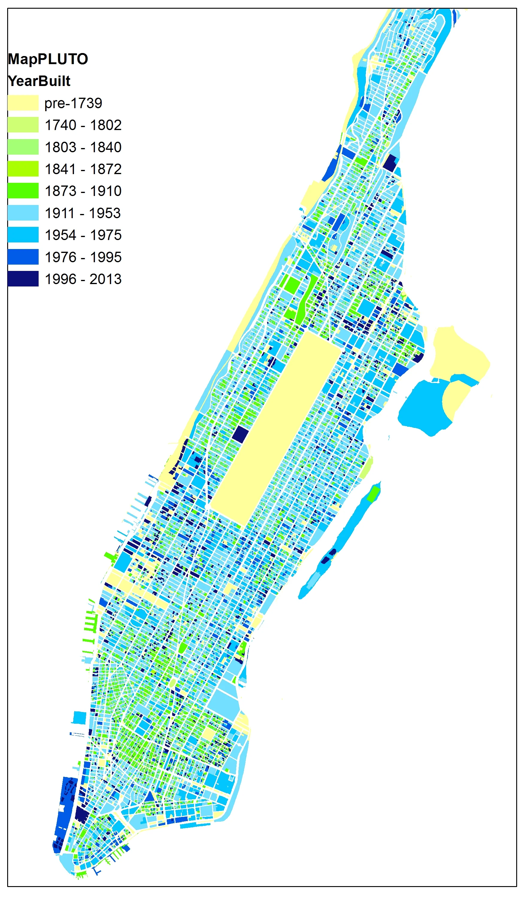 Manhattan Building Ages